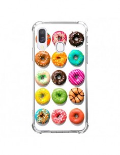 Coque Samsung Galaxy A40 Donuts Multicolore Chocolat...