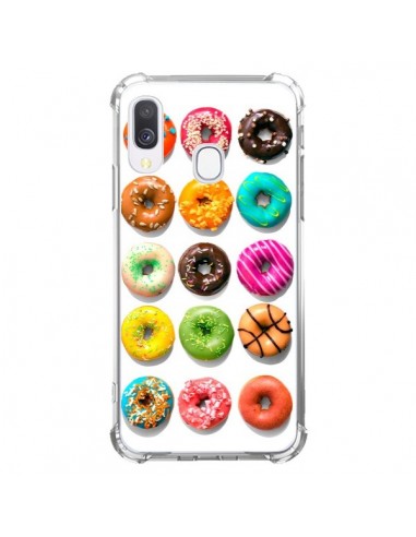 Coque Samsung Galaxy A40 Donuts Multicolore Chocolat Vanille - Laetitia