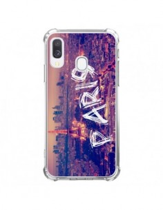 Coque Samsung Galaxy A40 Paris Tour Eiffel Tower Nuit -...