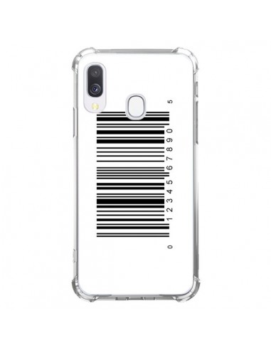 Coque Samsung Galaxy A40 Code Barres Noir - Laetitia