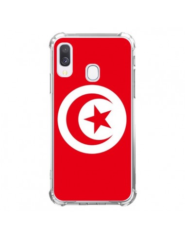 Coque Samsung Galaxy A40 Drapeau Tunisie Tunisien - Laetitia