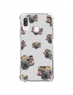 Coque Samsung Galaxy A40 Appareil photo vintage Rose -...