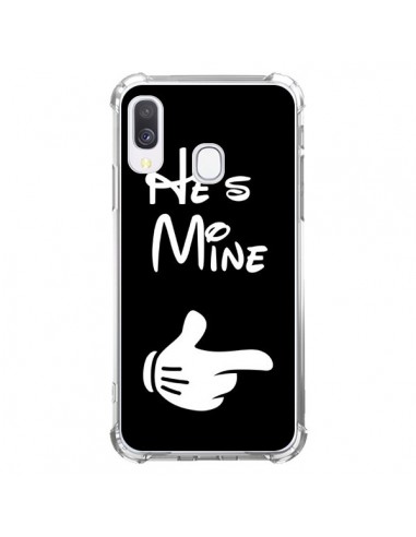 Coque Samsung Galaxy A40 He's Mine Il est à Moi Amour Amoureux - Laetitia