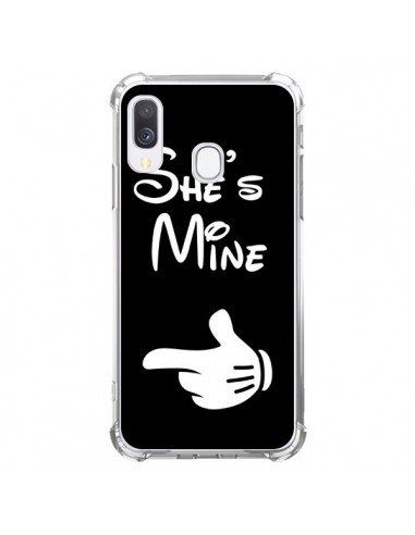 Coque Samsung Galaxy A40 She's Mine Elle est à Moi Amour Amoureux - Laetitia