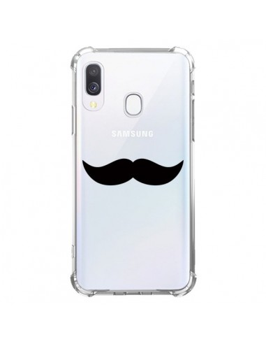Coque Samsung Galaxy A40 Moustache Movember Transparente - Laetitia