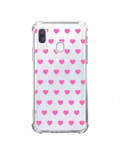 Coque Samsung Galaxy A40 Coeur Heart Love Amour Rose...