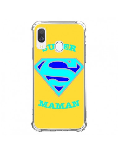 Coque Samsung Galaxy A40 Super Maman Superman - Laetitia