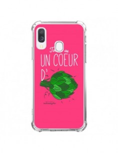 Coque Samsung Galaxy A40 Toi tu as un coeur d'artichaut -...