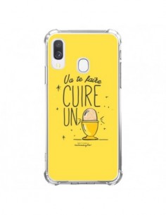 Coque Samsung Galaxy A40 Va te faire cuir un oeuf jaune -...