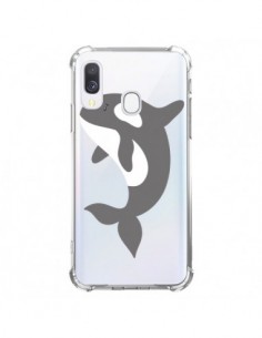 Coque Samsung Galaxy A40 Orque Orca Ocean Transparente -...
