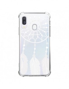 Coque Samsung Galaxy A40 Attrape Rêves Blanc Dreamcatcher...