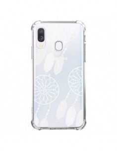 Coque Samsung Galaxy A40 Attrape Rêves Blanc Dreamcatcher...