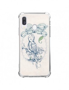 Coque Samsung Galaxy A40 Bird Oiseau Mignon Vintage -...