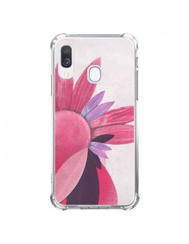 Coque Samsung Galaxy A40 Flowers Fleurs Roses - Lassana