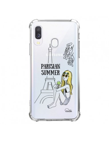 Coque Samsung Galaxy A40 Parisian Summer Ete Parisien Transparente - Lolo Santo