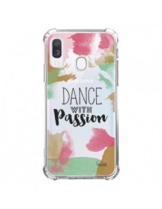 Coque Samsung Galaxy A40 Dance With Passion Transparente...