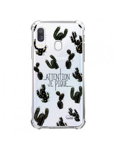 Coque Samsung Galaxy A40 Cactus Je Pique Transparente - Lolo Santo