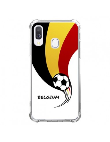 Coque Samsung Galaxy A40 Equipe Belgique Belgium Football - Madotta