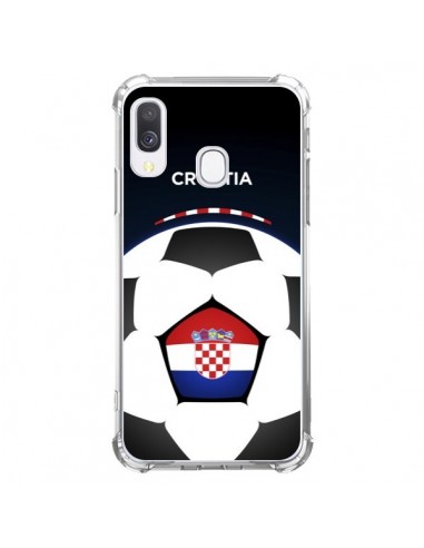 Coque Samsung Galaxy A40 Croatie Ballon Football - Madotta