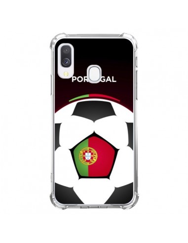 Coque Samsung Galaxy A40 Portugal Ballon Football - Madotta