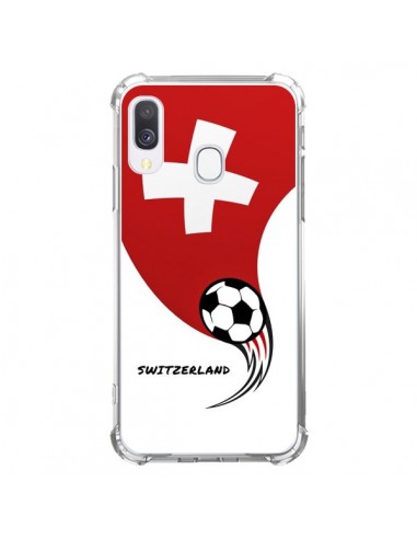 Coque Samsung Galaxy A40 Equipe Suisse Switzerland Football - Madotta
