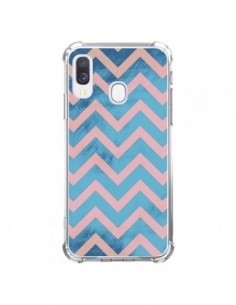 Coque Samsung Galaxy A40 Azteque Chevron Sunset - Mary...