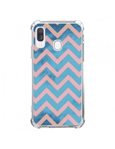 Coque Samsung Galaxy A40 Azteque Chevron Sunset - Mary Nesrala