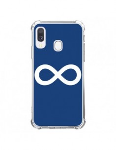 Coque Samsung Galaxy A40 Infini Navy Blue Infinity - Mary...