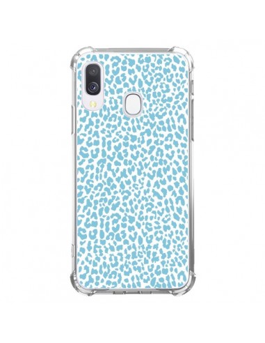 Coque Samsung Galaxy A40 Leopard Turquoise - Mary Nesrala