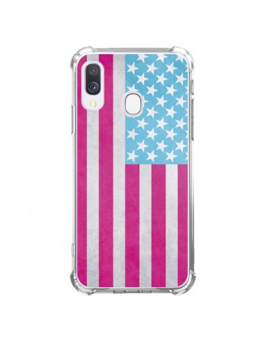 Coque Samsung Galaxy A40 Drapeau USA Vintage - Mary Nesrala