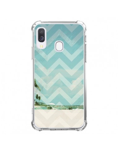 Coque Samsung Galaxy A40 Chevron Beach Dreams Triangle Azteque - Mary Nesrala