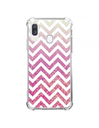 Coque Samsung Galaxy A40 Chevron Pixie Dust Triangle Azteque - Mary Nesrala