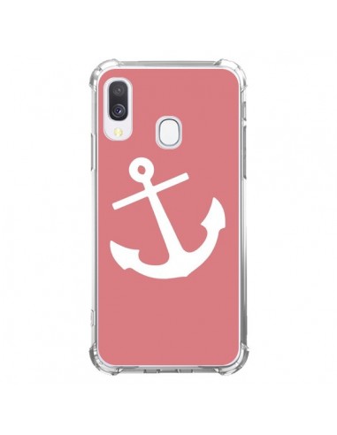 Coque Samsung Galaxy A40 Ancre Corail - Mary Nesrala