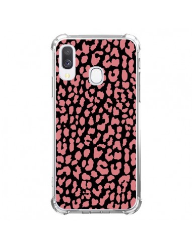 Coque Samsung Galaxy A40 Leopard Corail - Mary Nesrala