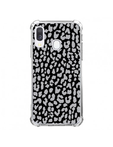 Coque Samsung Galaxy A40 Leopard Gris - Mary Nesrala