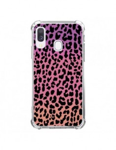 Coque Samsung Galaxy A40 Leopard Hot Rose Corail - Mary...