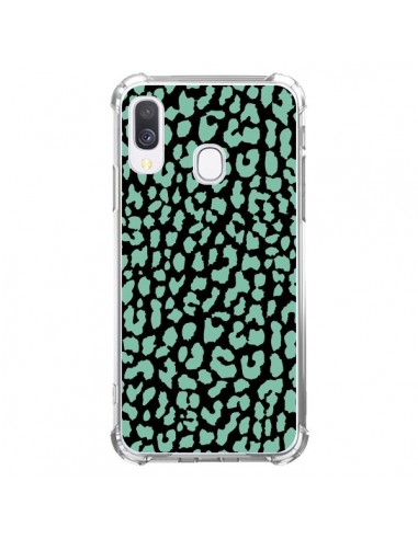 Coque Samsung Galaxy A40 Leopard Mint Vert - Mary Nesrala