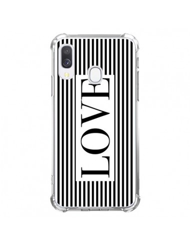 Coque Samsung Galaxy A40 Love Noir et Blanc - Mary Nesrala