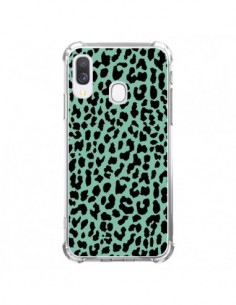 Coque Samsung Galaxy A40 Leopard Mint Vert Neon - Mary...