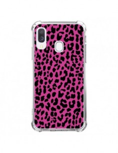 Coque Samsung Galaxy A40 Leopard Rose Pink Neon - Mary...
