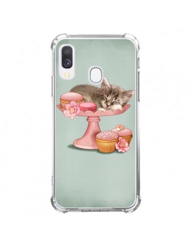 Coque Samsung Galaxy A40 Chaton Chat Kitten Cookies Cupcake - Maryline Cazenave