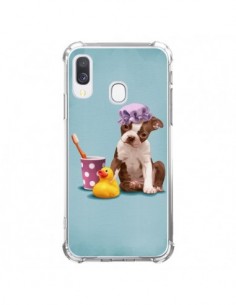 Coque Samsung Galaxy A40 Chien Dog Canard Fille -...