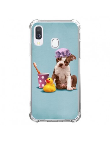 Coque Samsung Galaxy A40 Chien Dog Canard Fille - Maryline Cazenave