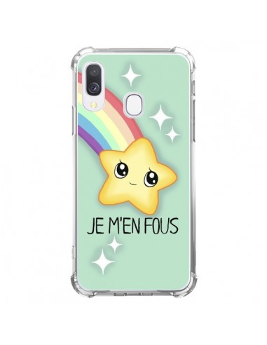 Coque Samsung Galaxy A40 Etoile Je m'en fous - Maryline Cazenave