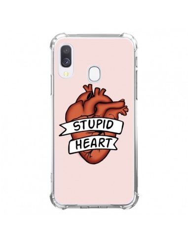 Coque Samsung Galaxy A40 Stupid Heart Coeur - Maryline Cazenave