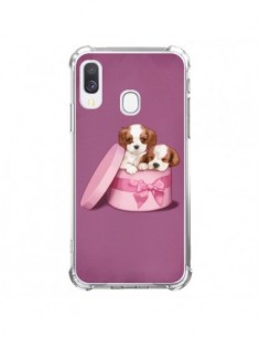 Coque Samsung Galaxy A40 Chien Dog Boite Noeud - Maryline...