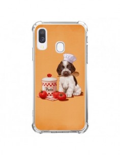 Coque Samsung Galaxy A40 Chien Dog Pates Pasta Cuisinier...