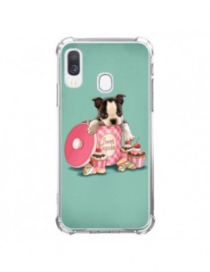 Coque Samsung Galaxy A40 Chien Dog Cupcakes Gateau Boite...