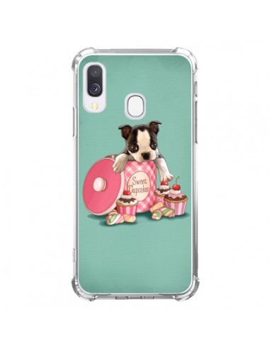 Coque Samsung Galaxy A40 Chien Dog Cupcakes Gateau Boite - Maryline Cazenave