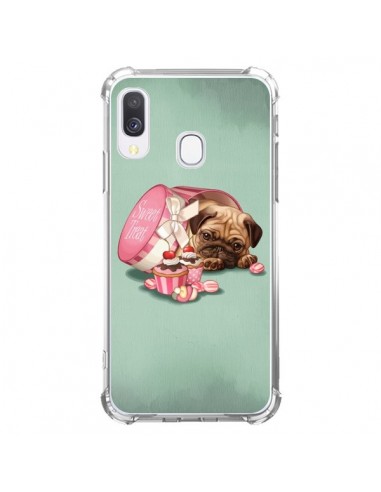 Coque Samsung Galaxy A40 Chien Dog Cupcakes Gateau Bonbon Boite - Maryline Cazenave